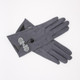 Suki Faux Suede Slate Gloves