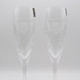 Westminster Abbey Crystal Champagne Glasses