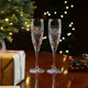 Westminster Abbey Crystal Champagne Glasses