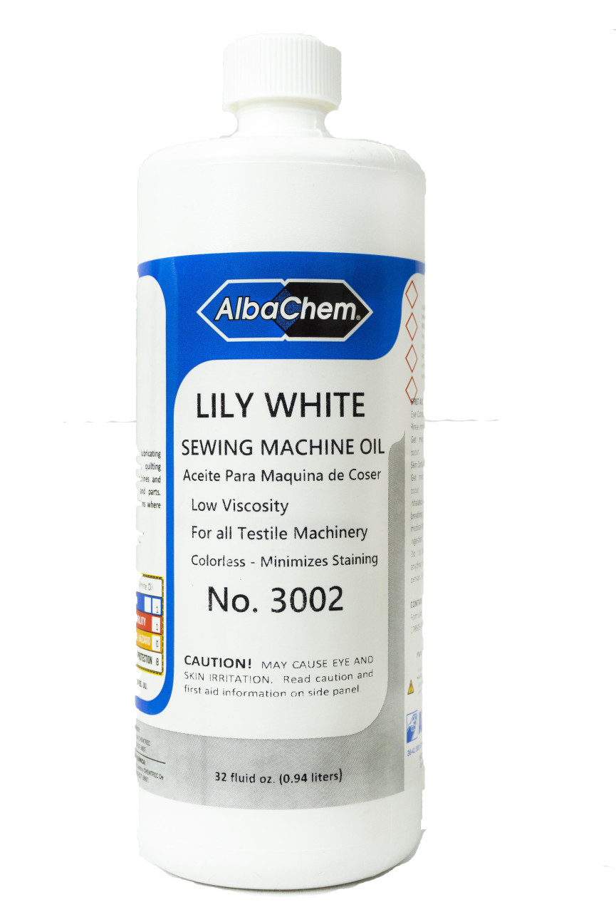 AlbaChem® Lily White/Crystal Clear Sewing Machine Oil AlbaChem