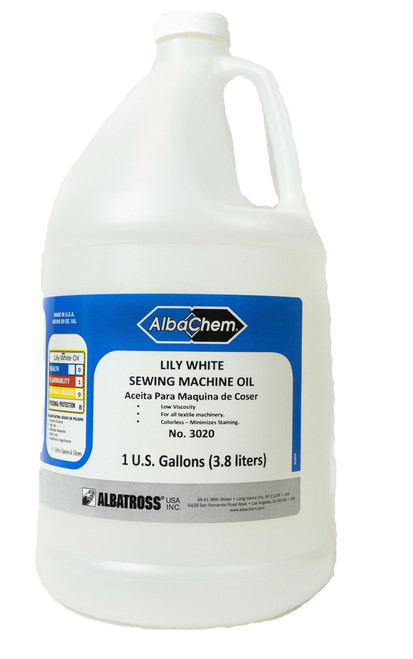 AlbaChem® Lily White/Crystal Clear Sewing Machine Oil - AlbaChem