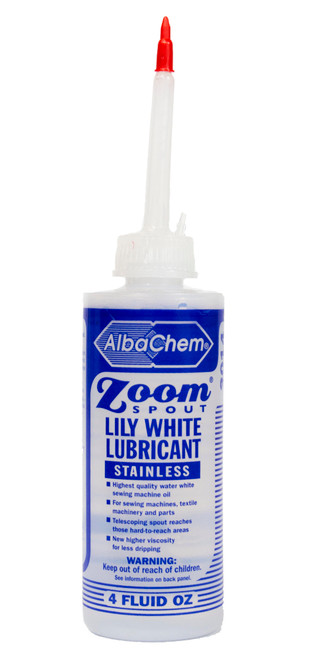 Zipperstop Sewing Machine Oil ~ Lily White ~ 32 Fluid OZ.(0.94 Liters) Made in U.S.A.