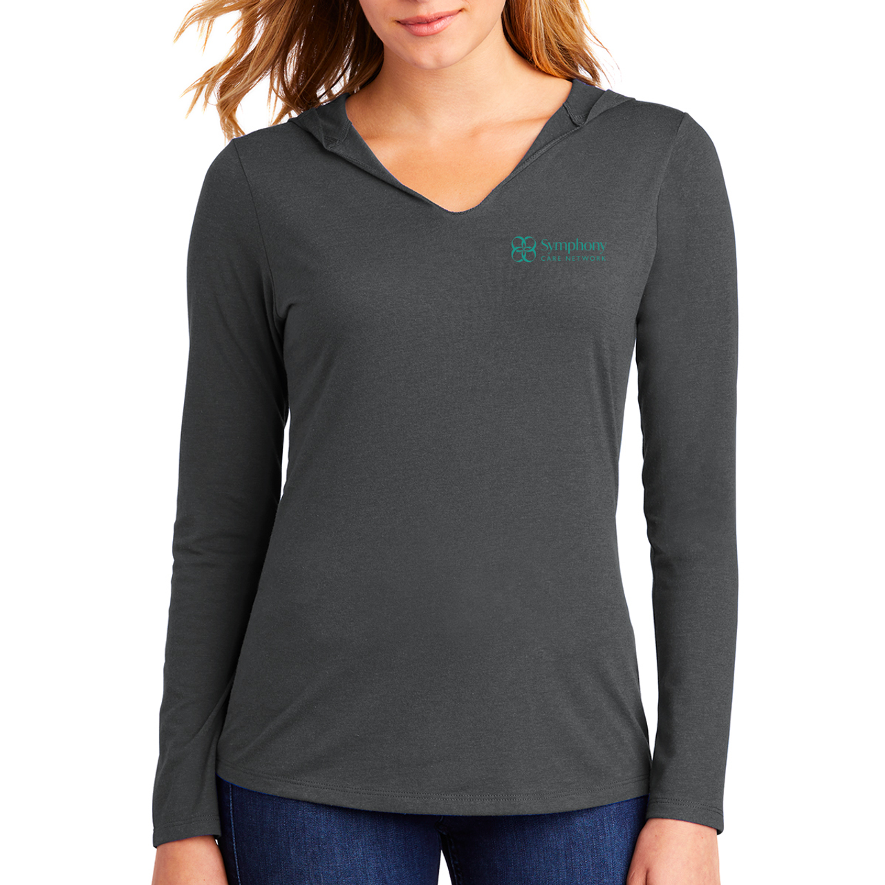 Symphony District ® Women's Perfect Tri ® Long Sleeve Hoodie