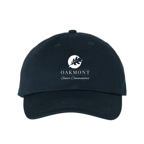 Oakmont Adult Bio-Washed Unstructured Hat - Navy