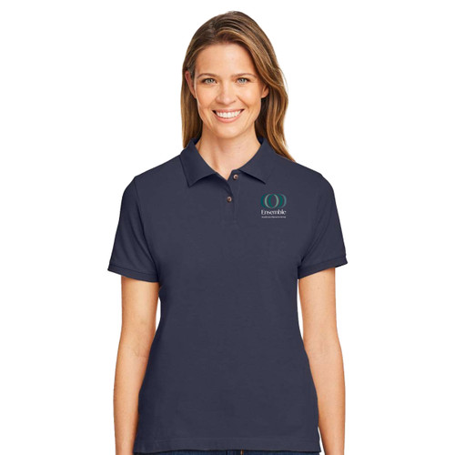 Ensemble Harriton Ladies Ringspun Cotton Pique Polo