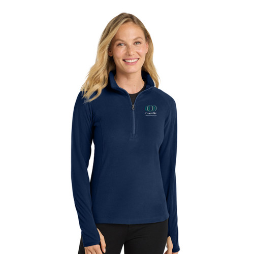 Ensemble Port Authority Ladies Microfleece 1/2-Zip Pullover