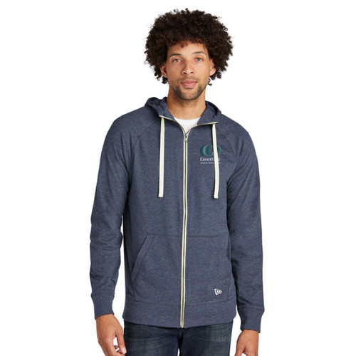 Ensemble New Era Sueded Cotton Blend Full Zip Hoodie