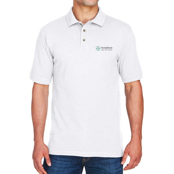 Symphony Harriton Men's Ringspun Cotton Pique Polo