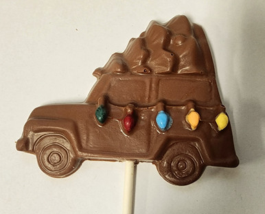 Christmas Car with Tree Pop