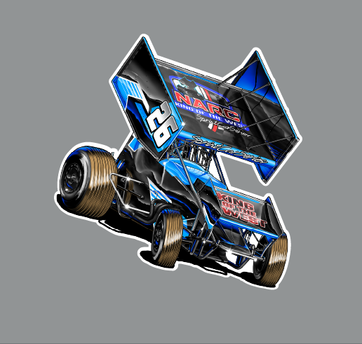 NEW car NARC DECAL 5 INCH