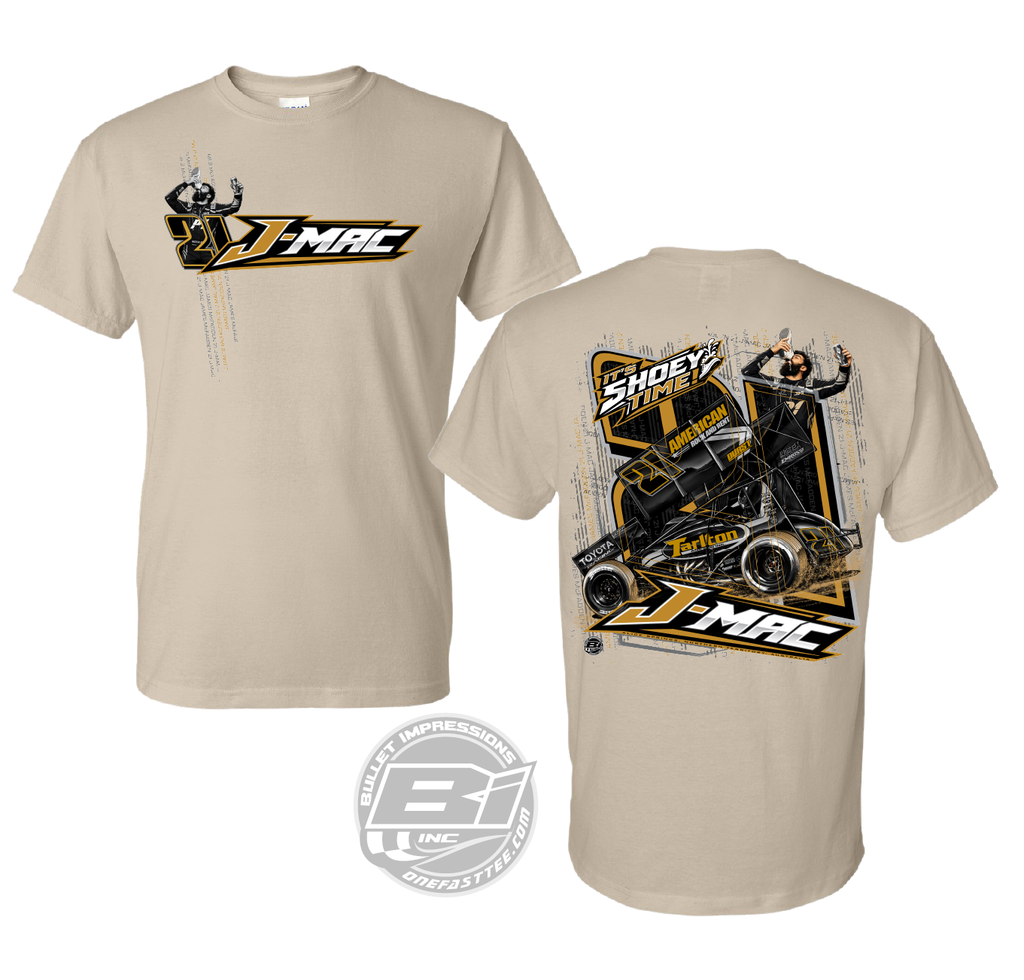 J-MAC SHOEY TIME TEE- sand