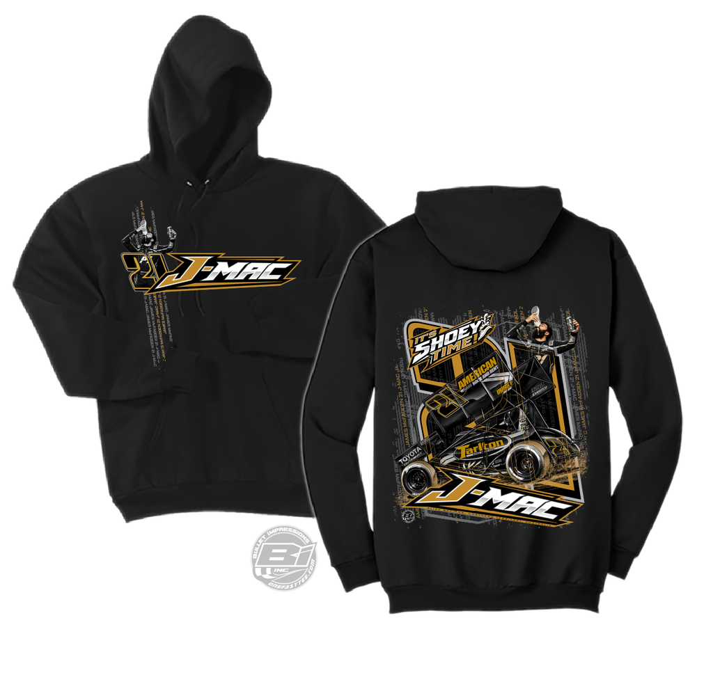 J-MAC SHOEY TIME HOODIE- black