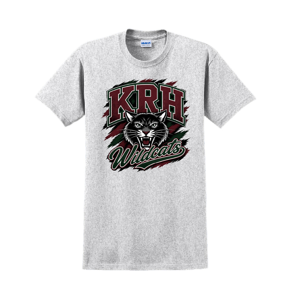 KRH cat tee ash
