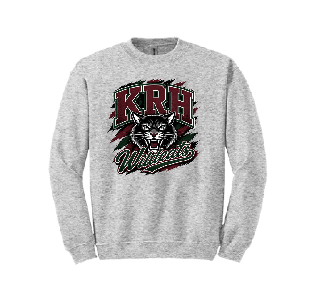 KRH cat crewneck ash