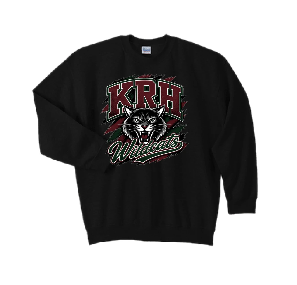 KRH cat crewneck black