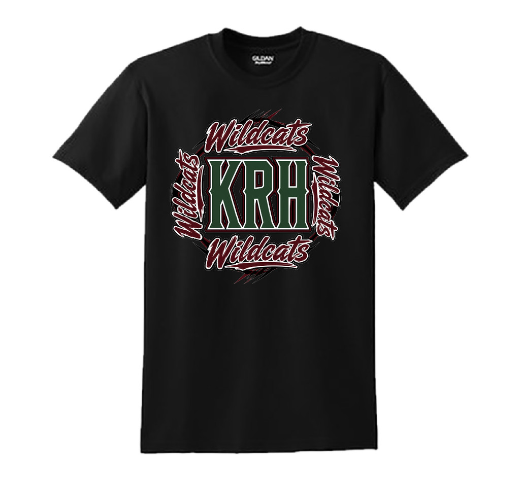 KRH circle tee black