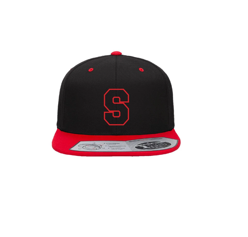 simas puff snapback 110 blk/red