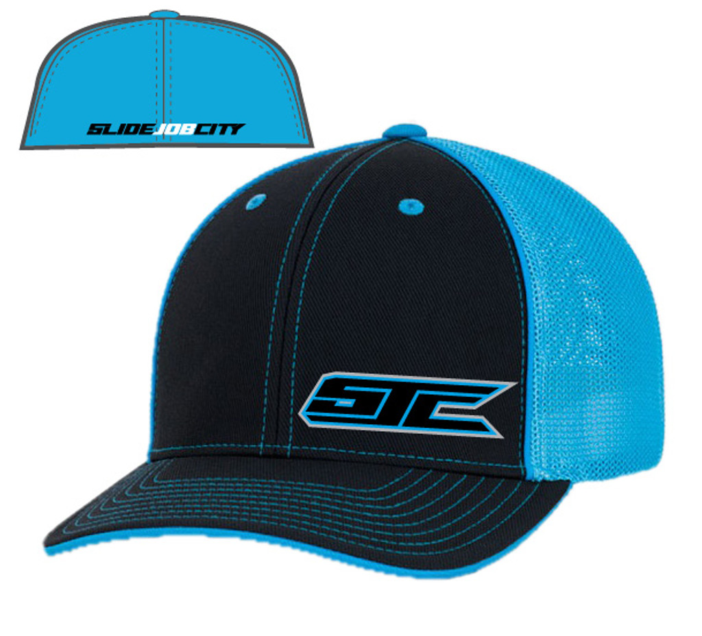 SJC Logo 404 Trucker Mesh Black/Blue