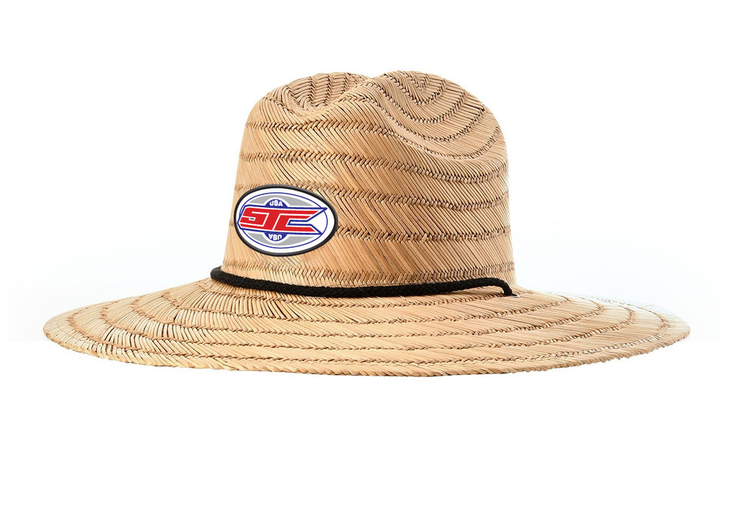 SJC oval FLAG STRAW HAT  richardson