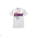 simas stars tee white simas stars tee white