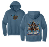 WWS skull hoodie stone blue
