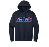 simas block hoodie navy