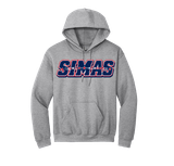 simas block hoodie gray