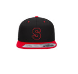 simas puff snapback 110 blk/red