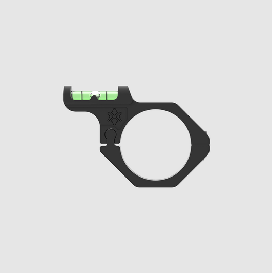 Vector Optics 34mm offset bubble level Gen II mounted on scope tube