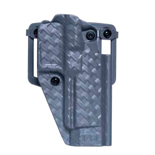 Canik SFx Rival polymer holster, grey finish, right-hand draw, side view