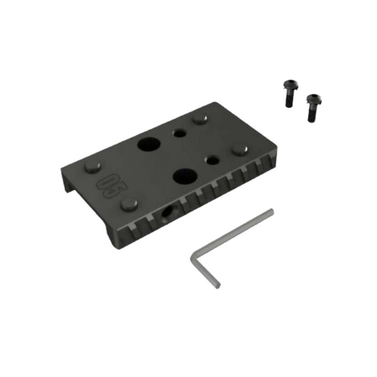CANiK Optic Interface #5 aluminium optic mounting plate with serrated profile