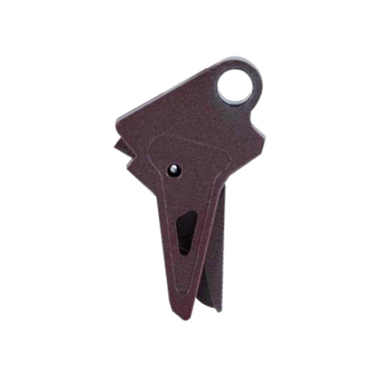 CANiK Enhanced 90° lightened aluminium flat trigger assembly in light bronze finish