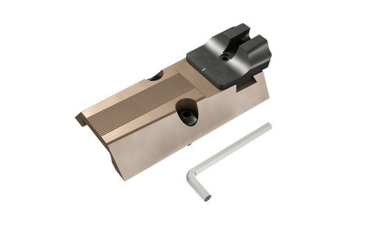 Canik Warren Rear Sight With Optic Lid - Brown - RRP $109