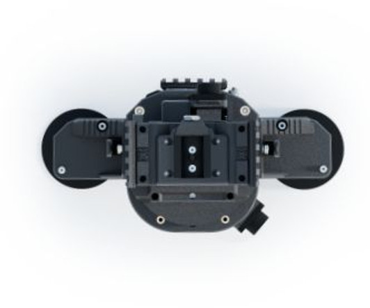 T-CROW Pro 2 dual camera setup in Grey, showcasing wireless control and panoramic range