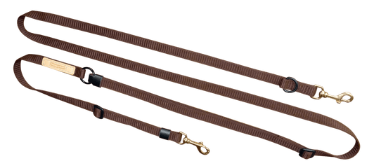 Niggeloh Shoulder Leash DeLuxe, brown, 20 mm adjustable strap Niggeloh Shoulder Leash DeLuxe, brown, 20 mm adjustable strap
