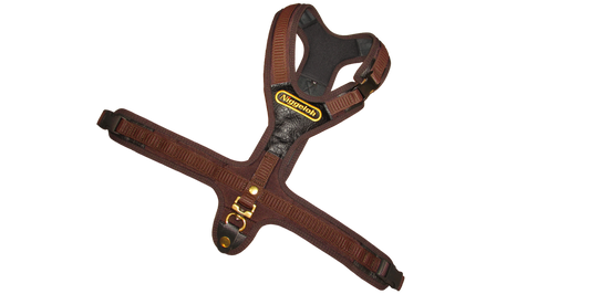 Niggeloh Blood Tracker Harness Follow, brown, Size XS, side view
