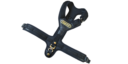 Niggeloh Blood Tracker Harness Follow in black, Size S, side view
