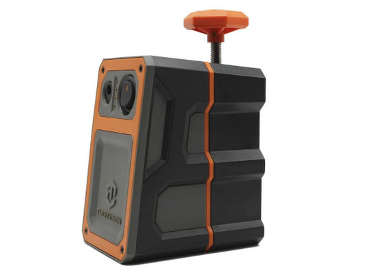 LongShot Hawk spotting scope camera mounted on eyepiece