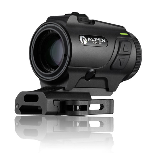ALPEN Nevada LT 3x24 prism sight with red dot, side profile