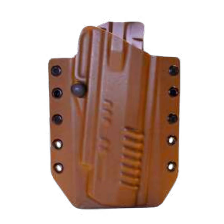 CANiK Kydex pistol holster, flat dark earth (FDE), side view