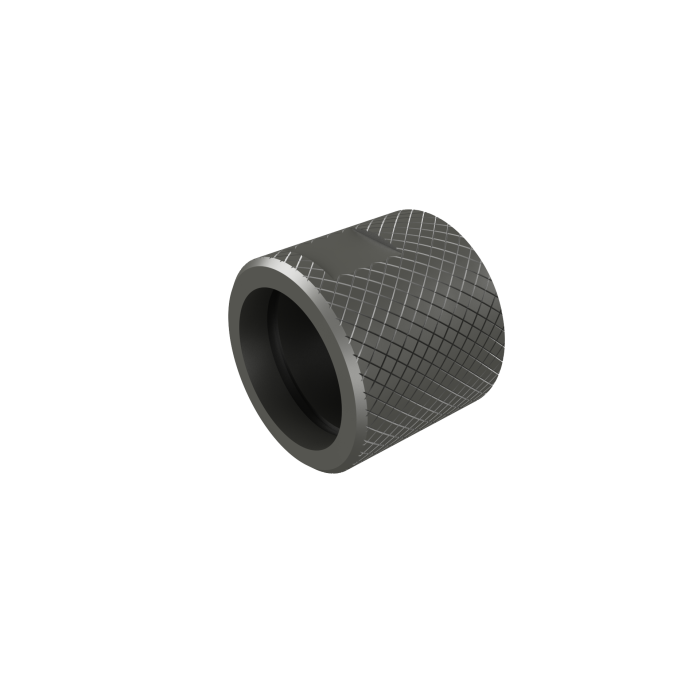 CANiK metric thread protector for M13 & 5x1 LH threaded barrels, close-up