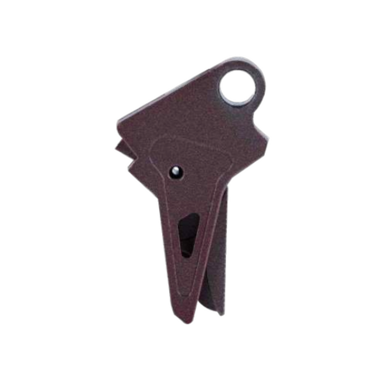CANiK Enhanced 90° lightened aluminium flat trigger assembly in light bronze finish