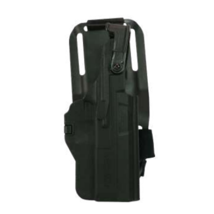 CANiK duty holster in black, tactical pistol holster, side profile