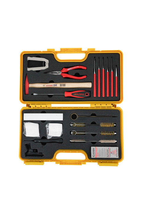 CANiK Armorer’s Tool Kit in carry case, pistol maintenance tools set, top view