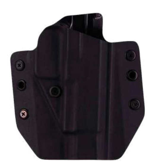 CANiK Kydex OWB holster, right-hand draw, black finish, side profile view