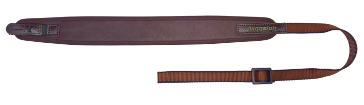 Niggeloh leather rifle sling, brown finish