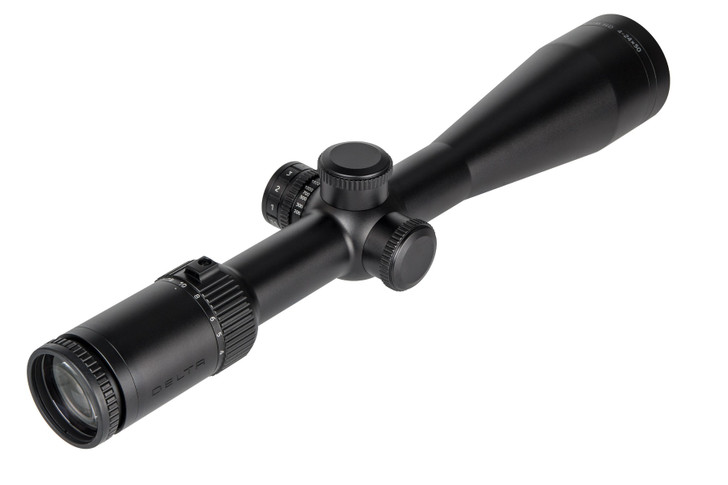 Delta Titanium HD 4-24x50 riflescope with illuminated 4A SB reticle