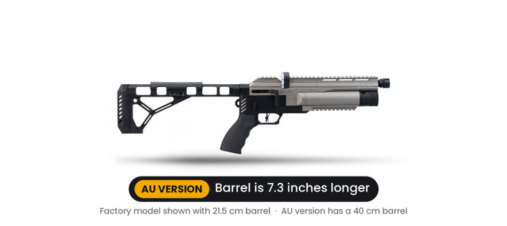 Effecto - Spark Mini PCP Air Rifle - 0.22 Cal. - Cerakote - 40cm Barrel - RRP $749