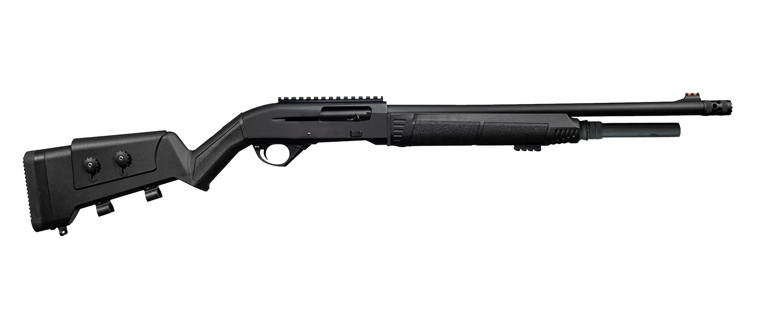 PB12 Gen 2 (7&10 Rd) - Push Button Shotgun - TACTICAL - Adjustable Cheek Piece