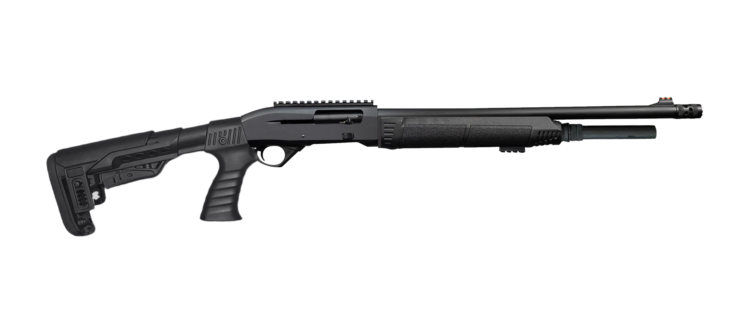 PB12TS Gen 2 (7&10 Rd) - Push Button Shotgun - TACTICAL - Adjustable Pistol Grip